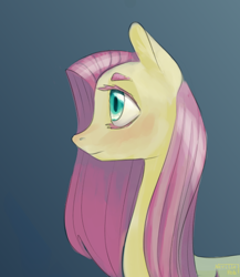 Size: 450x519 | Tagged: safe, artist:nevillerob, character:fluttershy, species:pegasus, species:pony, g4, colored eyebrows, colored eyelashes, female, mare, simple background, solo