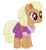 Size: 943x1024 | Tagged: safe, artist:three uncle, character:prairie belle, species:earth pony, species:pony, episode:buckball season, g4, my little pony: friendship is magic, background pony, clothing, digital art, dress, female, flower, flower in hair, mare, simple background, smiling, solo, transparent background, vector