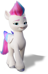 Size: 523x802 | Tagged: safe, official, character:zipp storm, species:pegasus, species:pony, g5, my little pony: a new generation, female, looking at you, mare, shadow, simple background, solo, transparent background