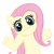 Size: 945x945 | Tagged: safe, artist:moongazeponies, character:fluttershy, species:pegasus, species:pony, g4, :i, looking at you, meme, shrug, shrugpony, solo, transparent background