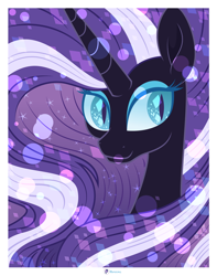 Size: 4049x5150 | Tagged: safe, artist:illumnious, character:nightmare rarity, character:rarity, species:pony, species:unicorn, g4, photo, portrait, solo