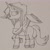 Size: 1720x1720 | Tagged: safe, artist:taiyofurea, oc, oc:nexus the brony, species:alicorn, species:pony, g4, clothing, for a friend, hoodie, paper, pencil drawing, photo, traditional art