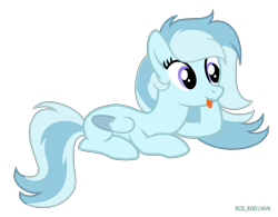 Size: 6605x5140 | Tagged: safe, artist:s-class-destroyer, oc, oc only, species:pegasus, species:pony, g4, blep, digital art, female, hoof on chin, hooves, sitting, solo, solo female, tongue out, transparent background, vector