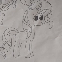 Size: 2592x2592 | Tagged: safe, artist:taiyofurea, character:sunset shimmer, species:pony, species:unicorn, g4, my little pony:equestria girls, traditional art