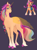 Size: 1280x1735 | Tagged: safe, artist:ghostcrypte, part of a set, character:sunny starscout, species:alicorn, species:pony, g5, my little pony: a new generation, alicornified, artificial horn, artificial wings, augmented, cloven hooves, coat markings, colored hooves, cute, female, hooves, horn, magic, magic horn, magic wings, mare, purple background, race swap, signature, simple background, socks (coat marking), solo, sunnybetes, sunnycorn, wings