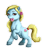 Size: 1280x1468 | Tagged: safe, alternate version, artist:celsian, oc, oc only, oc:larimare, species:earth pony, species:pony, cutie mark, donut, ear piercing, earring, eyebrows, female, flower, flower in hair, food, holding, hooves, jewelry, lidded eyes, looking at you, mare, mouth hold, one hoof raised, piercing, simple background, solo, tail, tail wrap, transparent background, unshorn fetlocks