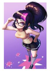 Size: 706x1000 | Tagged: safe, artist:the-park, character:twilight sparkle, character:twilight sparkle (scitwi), species:eqg human, equestria girls:friendship games, g4, my little pony: equestria girls, simple background, solo