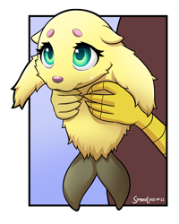Size: 1440x1800 | Tagged: safe, artist:symbianl, character:discord, character:fluttershy, species:draconequus, g4, 2022, colored eyebrows, colored pupils, cute, daaaaaaaaaaaw, eyebrows, female, fluffy, flutterseal, holding, seal, shyabetes, signature, species swap
