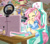 Size: 2560x2275 | Tagged: safe, artist:dstears, kotobukiya, character:fluttershy, species:pegasus, species:pony, g4, anime, bed, bird house, chair, clothing, computer, computer desk, computer mouse, computer screen, crossover, cute, daaaaaaaaaaaw, desk, dialogue, escii keyboard, eyes closed, female, fluttershy's cottage (interior), gamershy, gaming chair, hatsune miku, headphones, high res, hooves together, indoors, keyboard, kotobukiya hatsune miku pony, madoka kaname, magical girl, mare, mercy, mercyshy, microphone, mousepad, night, office chair, open mouth, open smile, otakushy, overwatch, ponified, poster, puella magi madoka magica, revolutionary girl utena, ring light, sailor moon, shirt, shure sm7b, shyabetes, sitting, smiling, socks, solo, streaming, striped socks, sweater, text, three quarter view, video game, vocaloid, wall of tags, weapons-grade cute, webcam, window