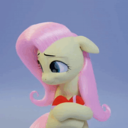 Size: 720x720 | Tagged: safe, artist:skytails, character:fluttershy, species:pegasus, species:pony, g4, 3d, animated, blender, box of chocolates, cute, female, floppy ears, grin, hnnng, holiday, looking at you, mare, model:djthed, no sound, shyabetes, smiling, solo, sweet dreams fuel, valentine, valentine's day, weapons-grade cute, webm