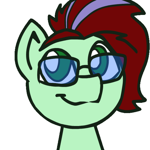 Size: 512x512 | Tagged: safe, artist:whateverbender, oc, oc only, oc:ember heartshine, species:pegasus, animated, fourth wall, gif, glasses, licc, licking, looking at you, loop, saliva, transparent background, ych result