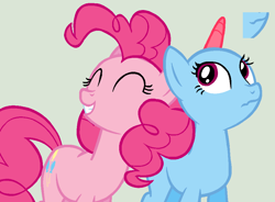 Size: 958x705 | Tagged: safe, artist:thetechnocat, character:pinkie pie, species:earth pony, species:pony, g4, base, duo, simple background, transparent background