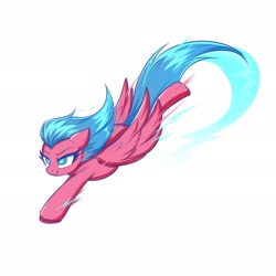 Size: 2048x2048 | Tagged: safe, artist:confetticakez, character:firefly, species:pegasus, species:pony, g1, g4, colored, colored sketch, eyebrows, eyelashes, floppy ears, flying, g1 to g4, generation leap, simple background, sketch, solo, white background, wings