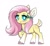 Size: 3288x3050 | Tagged: safe, artist:confetticakez, character:fluttershy, species:deer, g4, blush sticker, blushing, butt, butt freckles, cloven hooves, cute, deerified, ear fluff, eyebrows, eyelashes, female, freckles, hooves, looking at you, shyabetes, simple background, solo, tail, unshorn fetlocks, white background