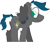 Size: 2707x2251 | Tagged: safe, artist:moonydusk, oc, oc only, oc:thunder breeze, species:pegasus, species:pony, eye clipping through hair, looking back, male, profile, signature, simple background, solo, spread wings, stallion, standing, wings