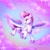 Size: 2960x2967 | Tagged: safe, artist:malarkey, manebooru spotlight, character:zipp storm, species:pegasus, species:pony, g5, my little pony: a new generation, adorazipp, cloud, colored wings, cute, female, flying, happy, mare, multicolored wings, profile, smiling, solo, sparkles, spread wings, wings
