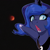 Size: 4000x4000 | Tagged: safe, artist:witchtaunter, character:princess luna, species:alicorn, species:pony, g4, chest fluff, crown, ear fluff, eclipse, faec, female, jewelry, looking at you, lunar eclipse, meme, moon, necklace, night, open mouth, peytral, pointing, ponified, ponified meme, regalia, solo, wojak