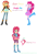 Size: 842x1246 | Tagged: safe, artist:prettycelestia, character:sunset shimmer, parent:pinkie pie, g4, my little pony:equestria girls, offspring