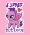 Size: 1284x1500 | Tagged: safe, artist:confetticakez, manebooru spotlight, oc, oc only, species:pegasus, species:pony, cute, female, floating heart, heart, mohawk, ocbetes, pink background, plushie, simple background, solo, spread wings, text, toy, wings