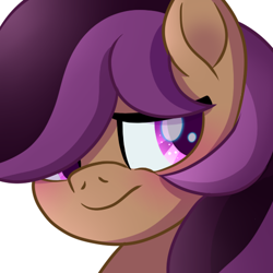 Size: 498x498 | Tagged: safe, artist:stellar eclipse, character:stellar eclipse, species:pony, g4, bust, colored pupils, looking sideways, male, portrait, simple background, solo, stallion, white background