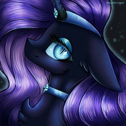 Size: 768x768 | Tagged: safe, artist:meaghan-royal, character:nightmare rarity, character:rarity, species:pony, species:unicorn, g4, amino, icon, looking at you