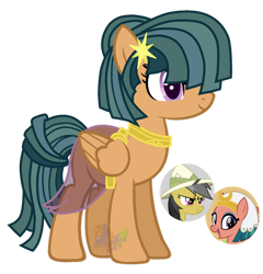 Size: 1024x1066 | Tagged: safe, artist:blues-edits, base used, parent:daring do, parent:somnambula, species:pegasus, species:pony, crack ship offspring, female, magical lesbian spawn, mare, offspring, simple background, solo, transparent background, watermark