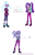 Size: 778x1208 | Tagged: safe, artist:prettycelestia, character:aria blaze, character:sugarcoat, species:eqg human, g4, my little pony:equestria girls, boots, clothing, fusion, hairclip, high heel boots, high heels, jewelry, multiple eyes, ring, shoes, siren gem