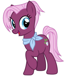 Size: 2800x3200 | Tagged: safe, artist:cheezedoodle96, derpibooru original, character:jasmine leaf, species:earth pony, species:pony, episode:common ground, episode:discordant harmony, g4, my little pony: friendship is magic, .svg available, clothing, cute, cutie mark, digital art, eyelashes, female, hooves, jasminebetes, looking at you, mare, neckerchief, one hoof raised, open mouth, simple background, solo, svg, transparent background, vector