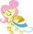 Size: 2905x3000 | Tagged: safe, artist:cloudyglow, character:fluttershy, species:pegasus, species:pony, episode:fake it 'til you make it, g4, my little pony: friendship is magic, .ai available, digital art, simple background, solo, transparent background, vector