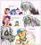 Size: 2048x2215 | Tagged: safe, artist:chub-wub, idw, character:discord, character:fluttershy, character:hitch trailblazer, character:izzy moonbow, character:pipp petals, character:sunny starscout, character:zipp storm, species:draconequus, species:earth pony, species:pegasus, species:pony, species:rabbit, species:unicorn, g4, g5, spoiler:g5comic, animal, blaze (coat marking), comic, crying, dialogue, eyes closed, feels, female, gradient hair, male, mane g5, mare, mood whiplash, multicolored hair, old man discord, older discord, pipp is small, pipp wings, profile, raccoon, sad, simple background, squirrel, stallion, tearjerker, text, three quarter view, white background