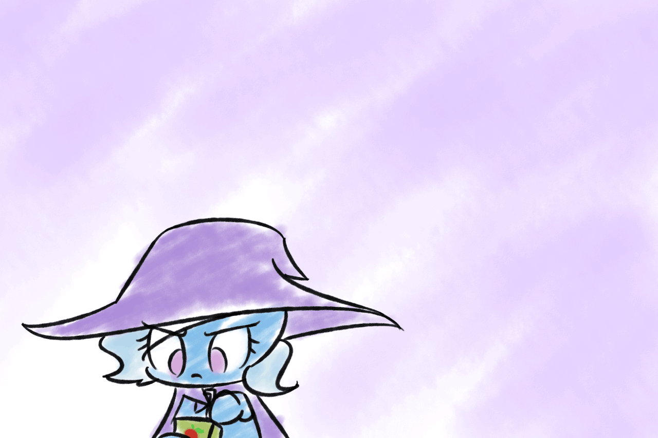 Size: 1280x853 | Tagged: safe, artist:bakasan, character:trixie, g4, animated, cape, clothing, drink, frustration, gif, hat, juice, juice box, simple background, sketch, wizard hat
