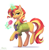 Size: 1090x1109 | Tagged: source needed, safe, artist:sparkling_light, character:sunset shimmer, species:pony, species:unicorn, g4, my little pony:equestria girls, blep, candy, clothing, colored hooves, cosplay, costume, ear fluff, food, glowing, glowing horn, hawaiian shirt, hooves, horn, levitation, looking at you, magic, magic aura, missing cutie mark, necktie, nick wilde, popsicle, raised hoof, raised leg, shirt, signature, simple background, solo, standing on two hooves, telekinesis, three quarter view, tongue out, unshorn fetlocks, white background, zootopia