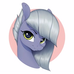 Size: 2750x2750 | Tagged: safe, artist:aquaticvibes, character:limestone pie, species:earth pony, species:pony, g4, bust, eyebrows, eyelashes, female, looking at you, mare, portrait, simple background, solo, white background