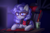 Size: 3000x2000 | Tagged: safe, artist:starlyfly, oc, oc only, oc:cinnabyte, species:earth pony, species:pony, bubble tea, chair, computer, computer mouse, computer screen, drink, earth pony oc, eyebrows, eyebrows visible through hair, female, gaming, gaming chair, glasses, headphones, high res, indoors, keyboard, mare, pigtails, signature, sitting, solo