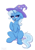Size: 1228x1771 | Tagged: safe, artist:confetticakez, character:trixie, species:pony, species:unicorn, g4, blushing, chest fluff, clothing, cute, diatrixes, eyebrows, female, hat, horn, lidded eyes, looking at you, mare, open mouth, open smile, signature, simple background, sitting, smiling, smiling at you, solo, trixie's hat, white background, wizard hat