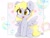 Size: 4000x3000 | Tagged: safe, artist:zokkili, character:derpy hooves, species:pegasus, species:pony, g4, beanbrows, bubble, cute, derp, derpabetes, ear fluff, eyebrows, eyebrows visible through hair, female, happy, heart, high res, mare, open mouth, open smile, signature, sitting, smiling, solo, sparkles, spread wings, starry eyes, wingding eyes, wings