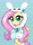 Size: 2236x3035 | Tagged: safe, artist:confetticakez, character:fluttershy, species:pegasus, species:pony, g4, abstract background, bipedal, clothing, cute, eyebrows, female, high res, looking at you, mare, shyabetes, smiling, smiling at you, socks, solo, tongue out