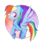 Size: 1754x1786 | Tagged: safe, artist:nnaly, character:rainbow dash, species:pegasus, species:pony, g4, abstract background, blushing, cute, dashabetes, female, looking at you, mare, raised hoof, signature, simple background, smiling, smiling at you, solo, spread wings, transparent background, wings