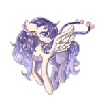 Size: 2000x2000 | Tagged: safe, artist:stinkerbell, oc, oc:violet veil, species:pegasus, species:pony, bow, clothing, ear piercing, earring, flying, jewelry, piercing, socks, solo, spread wings, transparent background, wings