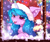 Size: 3594x3014 | Tagged: safe, artist:airiniblock, character:izzy moonbow, species:pony, species:unicorn, g5, chest fluff, christmas, christmas lights, clothing, cute, ear fluff, eye clipping through hair, eyebrows, eyebrows visible through hair, female, hat, high res, holiday, horn, izzybetes, lights, mare, open mouth, open smile, santa hat, smiling, snow, snowfall, solo, string lights, window, winter