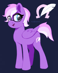 Size: 2417x3000 | Tagged: safe, artist:incendiaryboobs, oc, oc only, oc:cotton quill, species:pegasus, species:pony, solo