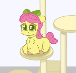 Size: 1820x1739 | Tagged: safe, artist:limitmj, character:posey bloom, species:earth pony, species:pony, g5, :<, adoraposey, behaving like a cat, bow, chest fluff, colored hooves, cute, female, floppy ears, frown, hair bow, hooves, looking at you, mare, solo, unshorn fetlocks