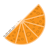 Size: 1000x1000 | Tagged: safe, artist:the_mpc, manebooru original, oc, oc only, oc:orange slice, g4, cutie mark, cutie mark only, fruit, fruit slice, moon, no pony, orange, transparent background
