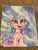 Size: 1536x2048 | Tagged: safe, artist:swirlmlp69768, character:izzy moonbow, species:pony, species:unicorn, episode:secrets of starlight, g5, my little pony: make your mark, my little pony: make your mark chapter 6, spoiler:my little pony: make your mark chapter 6, spoiler:mymc06e04, abstract background, colored pencil drawing, cute, female, gradient hair, heart eyes, izzybetes, jewelry, mare, multicolored hair, necklace, open mouth, open smile, smiling, solo, traditional art, wingding eyes