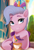 Size: 1755x2546 | Tagged: safe, artist:maren, character:queen haven, species:pegasus, species:pony, g5, adorahaven, chromatic aberration, cup, cute, eye clipping through hair, eyebrows, eyebrows visible through hair, female, grin, high res, looking at you, mare, plate, smiling, smiling at you, solo, table, teacup