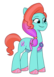 Size: 1074x1536 | Tagged: safe, artist:ben81398, character:jazz hooves, species:earth pony, species:pony, g5, my little pony: tell your tale, digital art, female, hoof polish, mare, simple background, smiling, solo, transparent background, vector