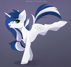 Size: 2863x2694 | Tagged: safe, artist:red_tsukini, oc, oc only, oc:muffinkarton, species:pony, species:unicorn, female, gradient background, high res, mare, signature, solo