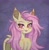 Size: 1869x1917 | Tagged: safe, artist:arisuyukita, character:flutterbat, character:fluttershy, species:bat pony, species:pony, g4, bat ears, bat ponified, bat wings, chest fluff, colored eyebrows, eyebrows, fangs, female, looking at you, mare, open mouth, open smile, race swap, sharp teeth, slit pupils, smiling, smiling at you, solo, wings