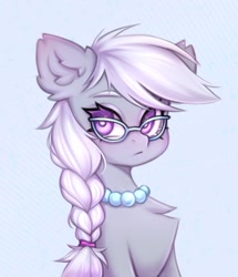 Size: 808x941 | Tagged: safe, artist:arisuyukita, character:silver spoon, species:earth pony, species:pony, g4, chest fluff, ear fluff, solo