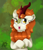 Size: 2433x2859 | Tagged: safe, artist:valemjj, character:autumn blaze, species:kirin, species:pony, g4, abstract background, awwtumn blaze, cloven hooves, colored hooves, cute, female, hooves, looking up, mare, open mouth, redraw, signature, solo, unshorn fetlocks
